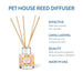 Pet House Reed Diffuser – Pet - Friendly Odor Neutralizer for Homes - PHCBX - Pumpkin Spice - 3 fl oz - 22