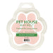 Pet House Wax Melts – 100% Natural Plant - Based, Odor - Eliminating, Paw - Shaped, Pet - Friendly - PHCAU - Bamboo Watermint - 3 oz - 5