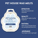 Pet House Wax Melts – 100% Natural Plant - Based, Odor - Eliminating, Paw - Shaped, Pet - Friendly - PHCB3 - Moonlight - 3 oz - 22