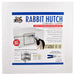 Pet Lodge Galvanized Rabbit Hutch – Stackable, Chew - Proof Steel Wire Cage - M31P - 30" x 30" - 4