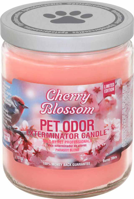 Pet Odor Exterminator Candle, Cherry Blossom, 13 oz - SPTG6 - 1