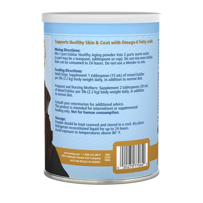 PetAg Esbilac Healthy Aging Powder for Adult & Senior Dogs, 14 oz - B7ZP - Powder - 14 oz - 1 ct - 3