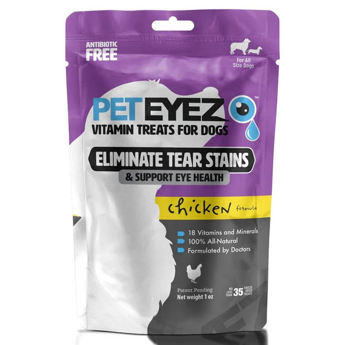 PetEyez Vitamin Treats for Dog Eye Health - EY213 - Chicken - 1 oz - 35+ - 9