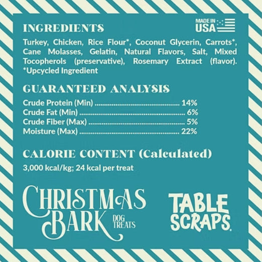 Disney Christmas Bark 5 oz Flavor Stuffed Turkey & Carrots