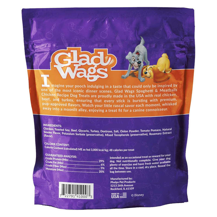 Disney Glad Wags 12oz Flavor Spaghetti & Meatballs