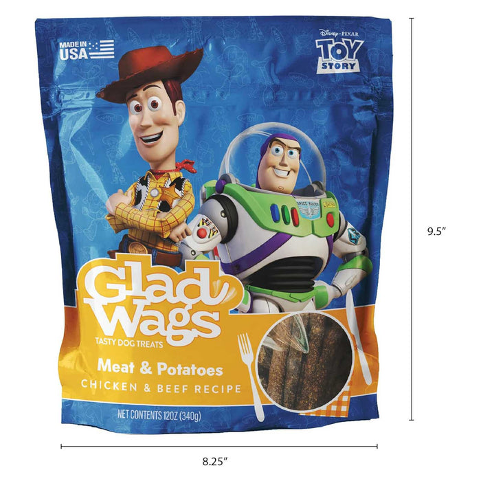 Disney Glad Wags 12oz Flavor Meat & Potatoes