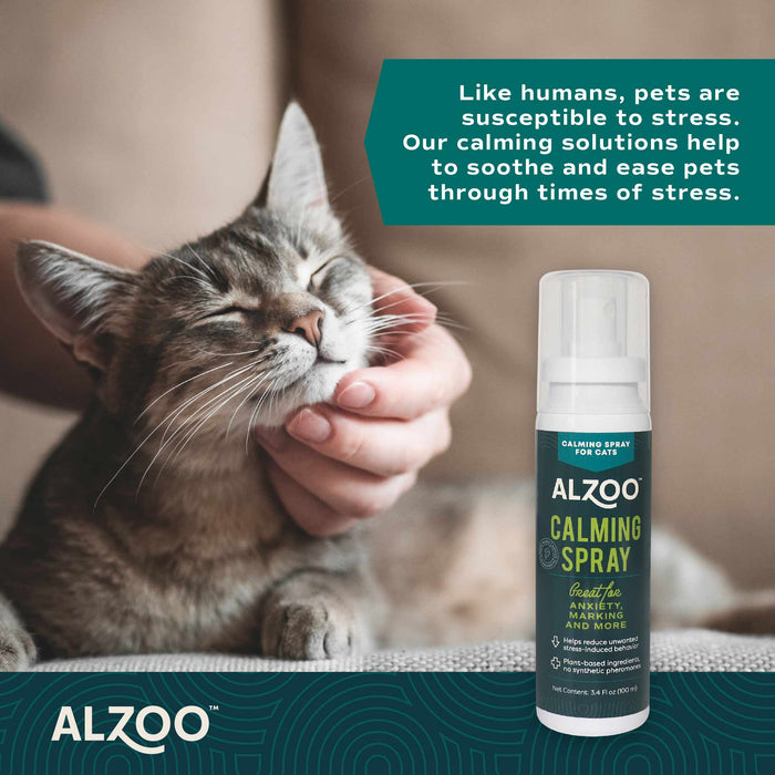 Plant - Based Calming Spray for Cats, 3.4 oz - 7VWT - 4