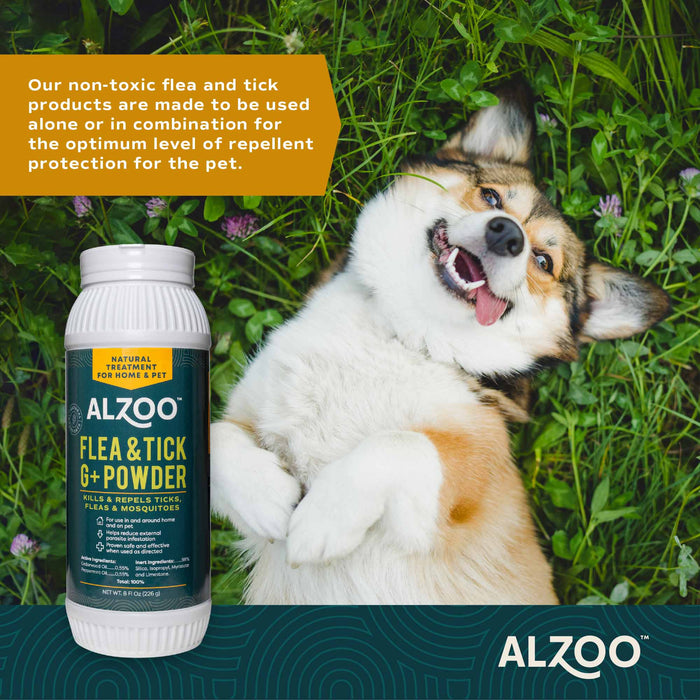 Plant - Based Flea & Tick G+ Environment Powder for Home - 7VWF - 8 oz - 4