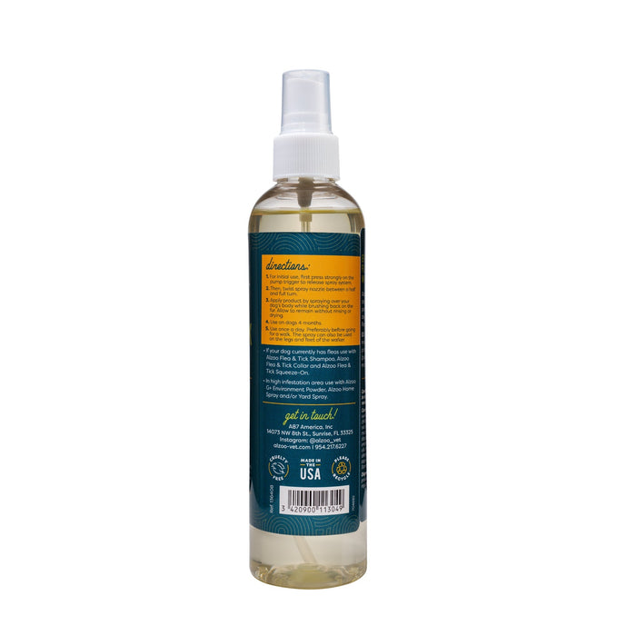 Plant - Based Natural Flea & Tick Spray for Dogs, 8 oz - 7VWD - 3