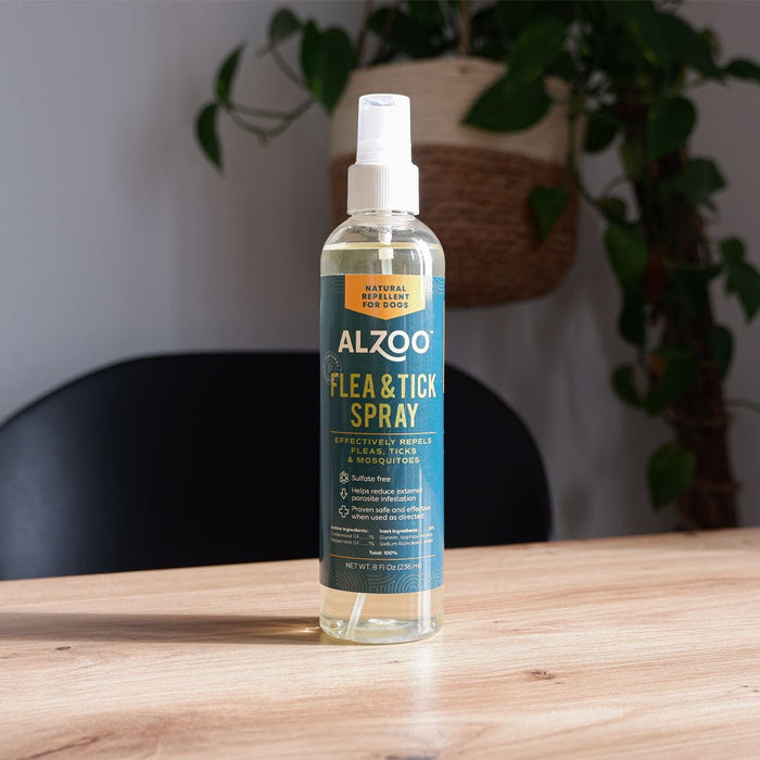 Plant - Based Natural Flea & Tick Spray for Dogs, 8 oz - 7VWD - 5