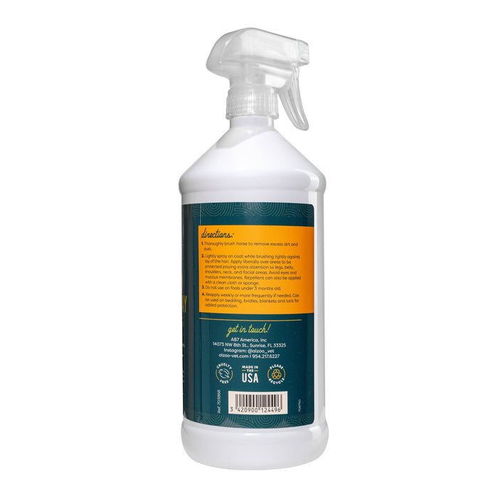 Plant - Based Natural Fly & Tick Horse Spray, 32 oz - 7VWL - 3