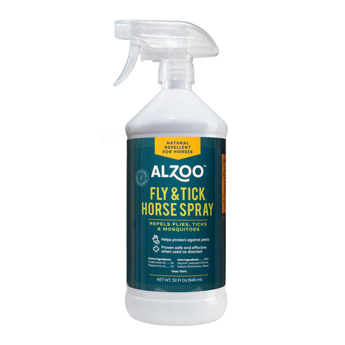 Plant - Based Natural Fly & Tick Horse Spray, 32 oz - 7VWL - 1