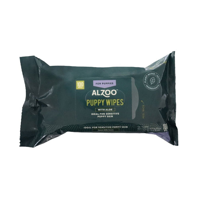 Plant - Based Puppy Grooming Wipes, 100 ct - 7VXH - 1