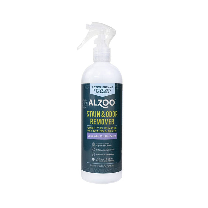 Plant - Based Stain & Odor Remover with Active Enzymes & Probiotic Scented Spray - 7VWY - Lavender Vanilla - 16 oz - 16