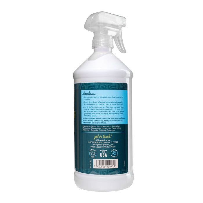 Plant - Based Stain & Odor Remover with Active Enzymes & Probiotic Scented Spray - 7VX2 - Lavender Vanilla - 32 oz - 10