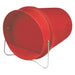 Plastic Bucket Poultry Waterer, 6 L – Easy - Fill Chicken Drinker - GAUD9 - Red - 6 Liter - 1