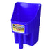 Plastic Enclosed Feed Scoop, 3 Quart - M31CK - Blue - 3 qt - 4
