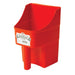 Plastic Enclosed Feed Scoop, 3 Quart - M31CM - Red - 3 qt - 6