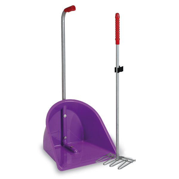 Horse Manure Collector with Rake for Waste Disposal, Plastic — Lambert ...