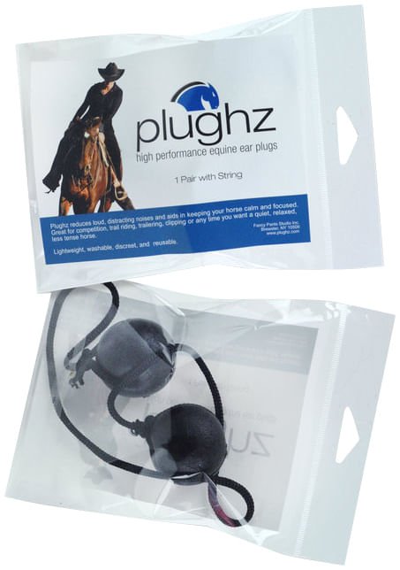 Plughz Equine Ear Plugs with Cord - FPSB - 2