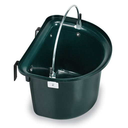 Portable Plastic Horse Manger Feeder with Handle and Hanging Hooks for Hay and Grains - GAUE9 - 1 ct - 1