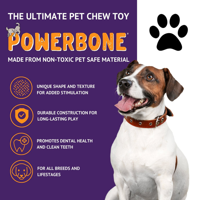 Powerbone Antler Dog Chew Toy for Power Chewers, 5.5'' - 022TPB-1279 - Meaty - 5