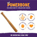 Powerbone Baseball Bat Dog Chew Toy for Power Chewers, 12" - 022TPB-1349 - Meaty - 2