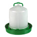 Premium 8 L Chicken Waterer with Plug – Durable Plastic Poultry Drinker - GAUEG - Green - 8 Liter - 1