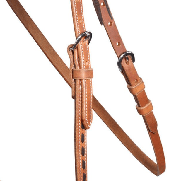 Professional's Choice Buckstitch Harness Leather Browband Headstall - PL14GH - 3