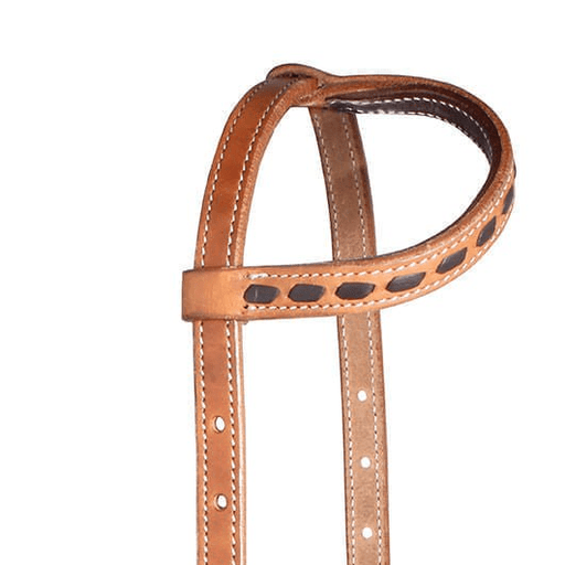 Professional's Choice Buckstitch Harness Leather One Ear Headstall - PL14GJ - 2