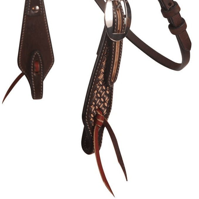 Professional's Choice Chocolate Confection Browband Headstall - PL14M4 - Horse - 4