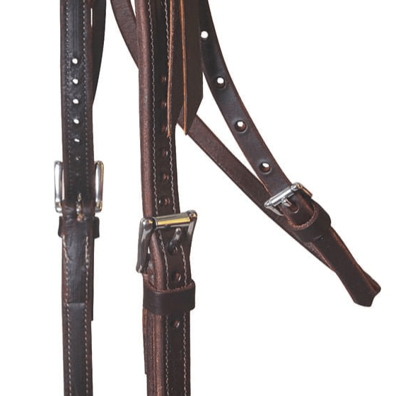 Professional's Choice Horseman’s Browband Headstall - PL14NG - Burgundy - Horse - 3