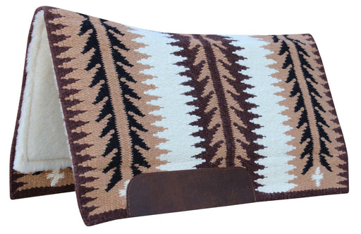 Professional's Choice "Ventana" Wool Saddle Pad - PL14JN - Cranberry - 30 in x 34 in - 15