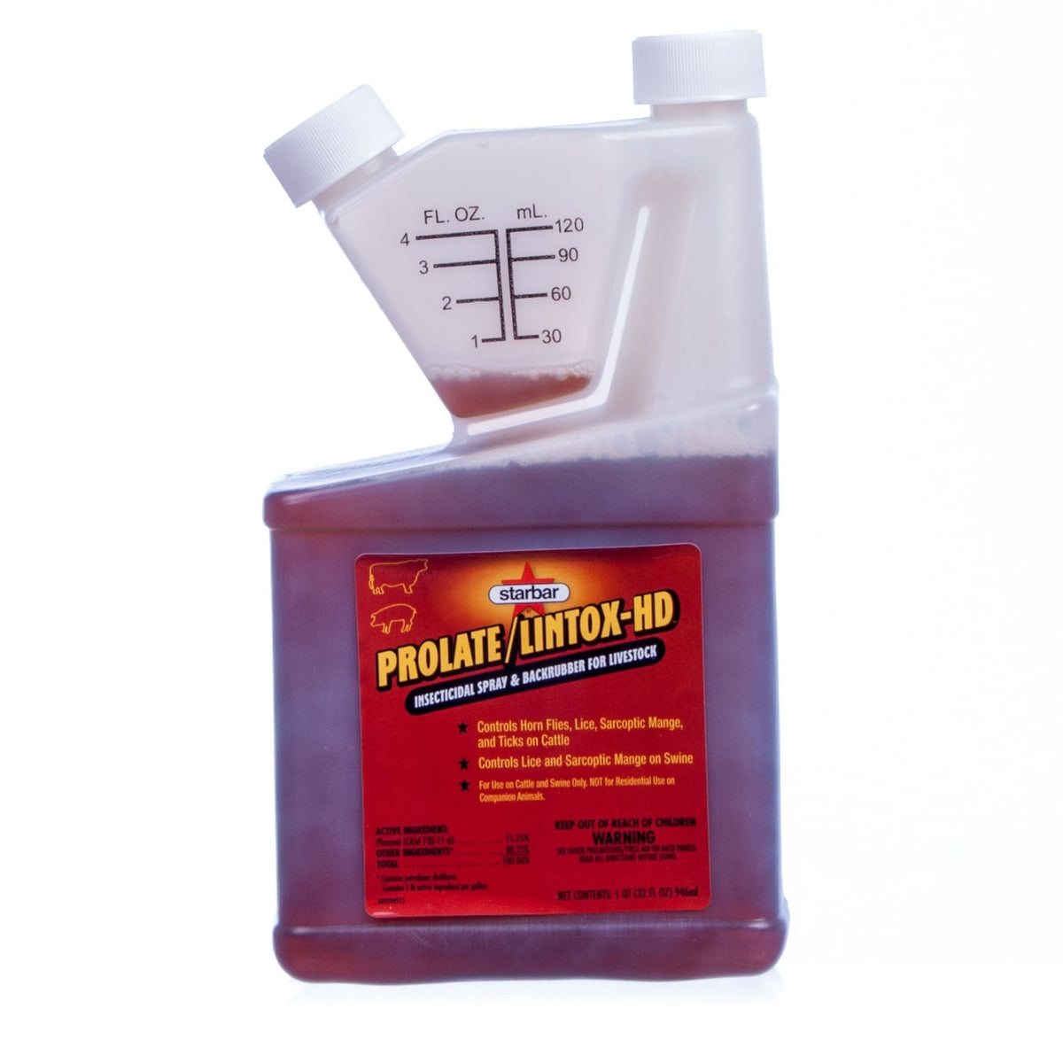 Prolate/Lintox-HD Insecticide Spray & Backrubber for Fly Control ...