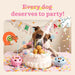 Pupsicle 'Birthday' Party Treat Dispensing Dog Toy – Interactive, Long - Lasting Chew & Puzzle Toy for Dogs - WO2AZ - Small - Blue - 1 ct - 11