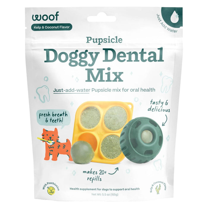 Pupsicle Pops Flavored Treat Mix - WO2BH - Dental Mix - Kelp & Coconut - 5.5 oz - 1