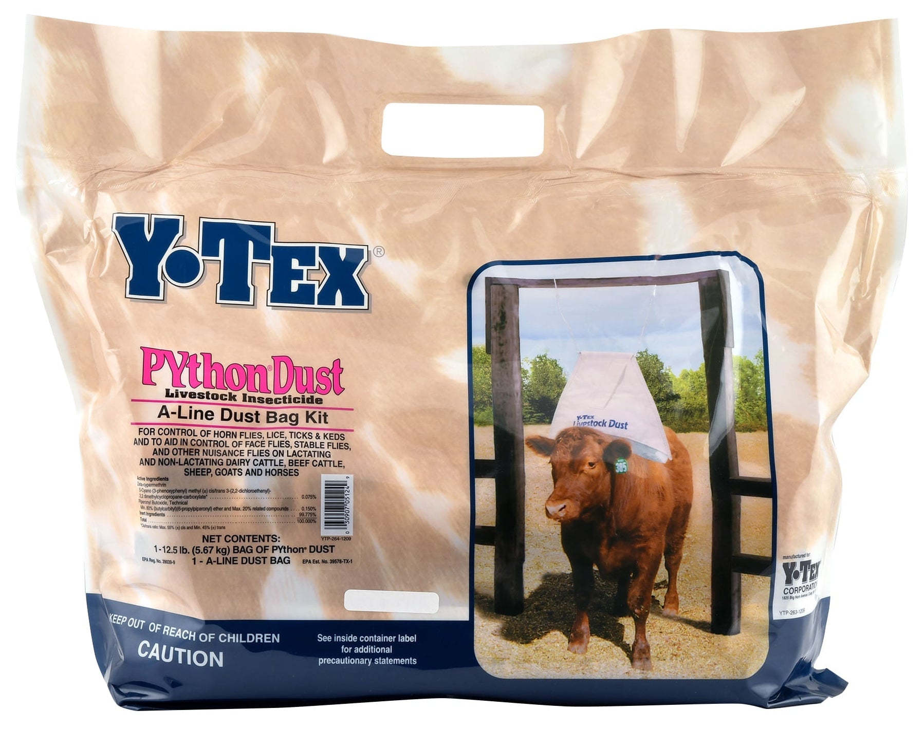 PYthon® Dust Bag Insecticide Kit for Livestock by Y-Tex — Lambert Vet ...