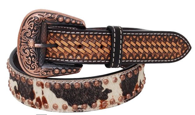 Rafter T Peppered Hide Ladies' Belt - RTRFM - Small - 5