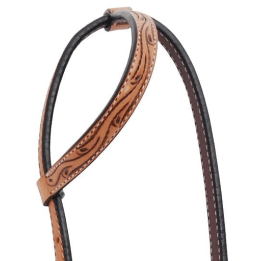 Rafter T Thunderbird Single Ear Headstall, Full, Lt Oil - RTRE6 - 2