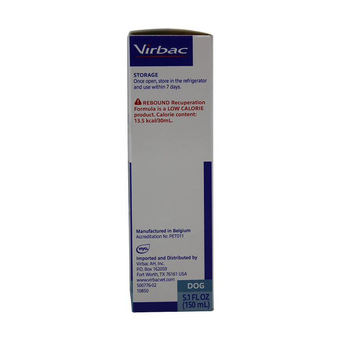 Rebound Recuperation Formula for Dogs – Digestive & Recovery Support - 015-VC01-0850 - 5.1 fl oz (150 mL) - 5