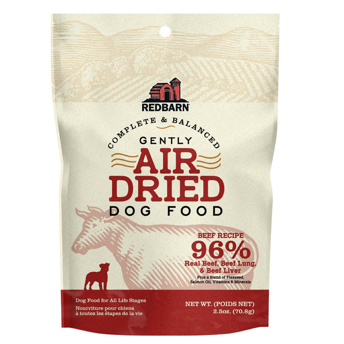 Redbarn Air Dried Recipe Dog Food, Beef, 2.5 oz - Jeffers - Dog Supplies > Dog Food > Dry Dog Food