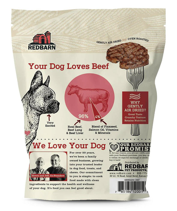 Redbarn Air Dried Recipe Dog Food, Beef, Back image - Jeffers - Dog Supplies > Dog Food > Dry Dog Food