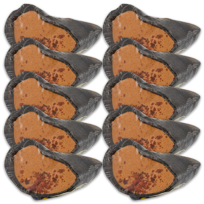 Redbarn Dog Treats Filled Cow Hoof - 24C3-10 - Cheese/Bacon - 10 Pack - 10