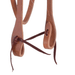Reinsman Hermann Oak Slide Ear Headstall with Throatlatch, Full - RD1GR - Harness Brown - Full - 4
