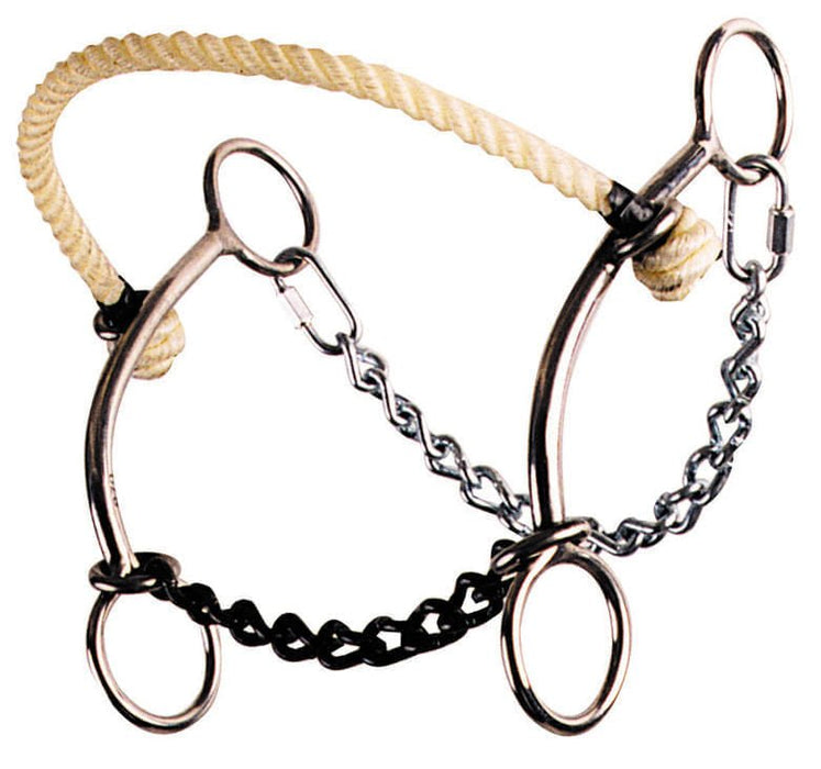 Reinsman Johnson Hackamore Combination Bit - RD1AM - 1