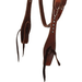 Reinsman Rosewood & Spots Browband Headstall, Full - RD1GJ - Rosewood Harness Brown - Full - 5