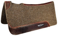 Reinsman Wool Felt Contour Saddle Pad, Dark Brown - RDZU - 31 x 30 x 1 - 1