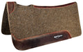 Reinsman Wool Felt Contour Saddle Pad, Dark Brown - RDZU - 31 x 30 x 1 - 2