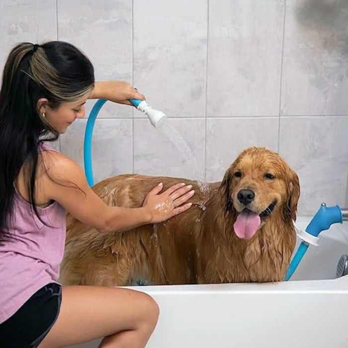 Rinseroo Shower Hose for Pet Bathing - LN21 - Rinseroo Blue - 1