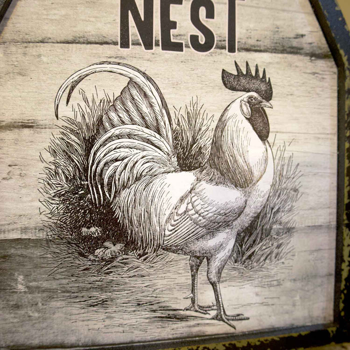 Rooster Barn Sign - Jeffers - Home Goods & Gifts > Home Decor and Candles for Home Improvement